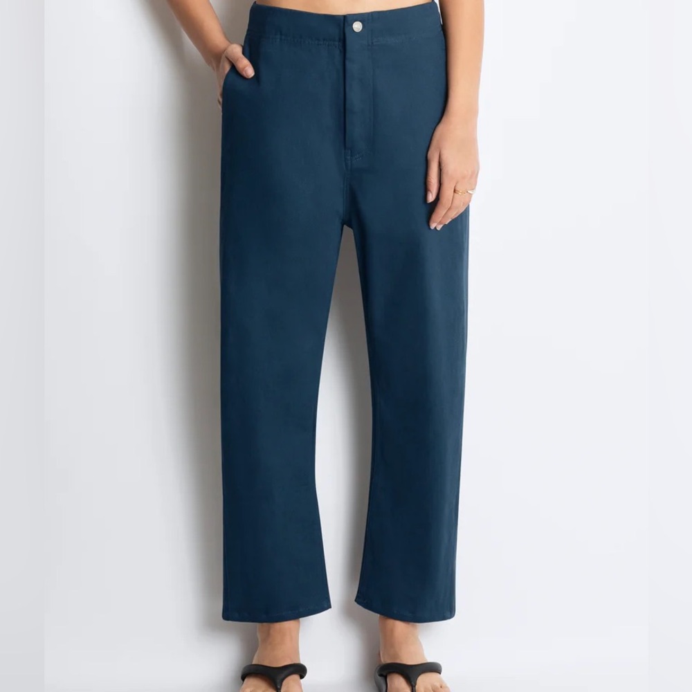 Roucha Debret Denim Pants in Blue